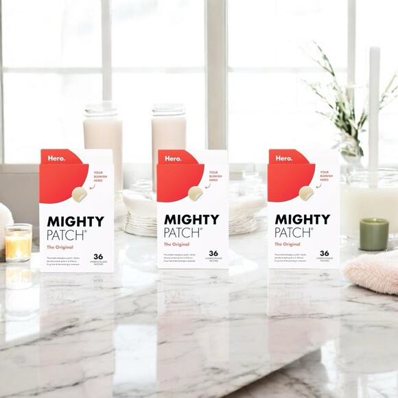 Mighty Patch Hydrocolloid Acne Spot Pimple Patches 36 ct x 3 Boxes - Picture 1 of 1